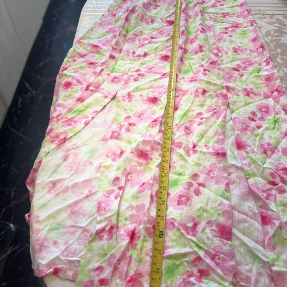 Primark Women's Multicolor summer Dress size 2 linen blend - Picture 6 of 7